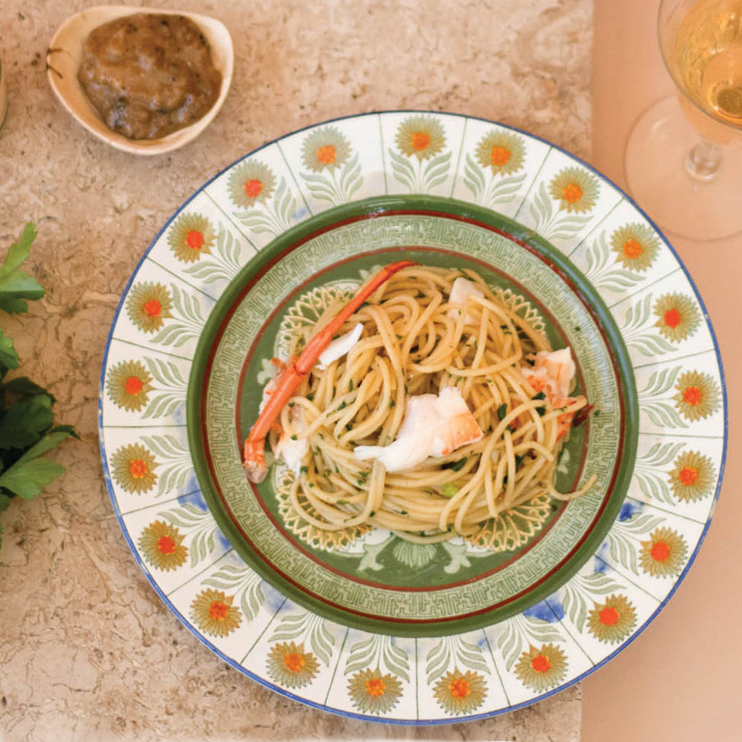 Lemon pepper and lobster pasta with Women's Work Lemon Pepper Relish