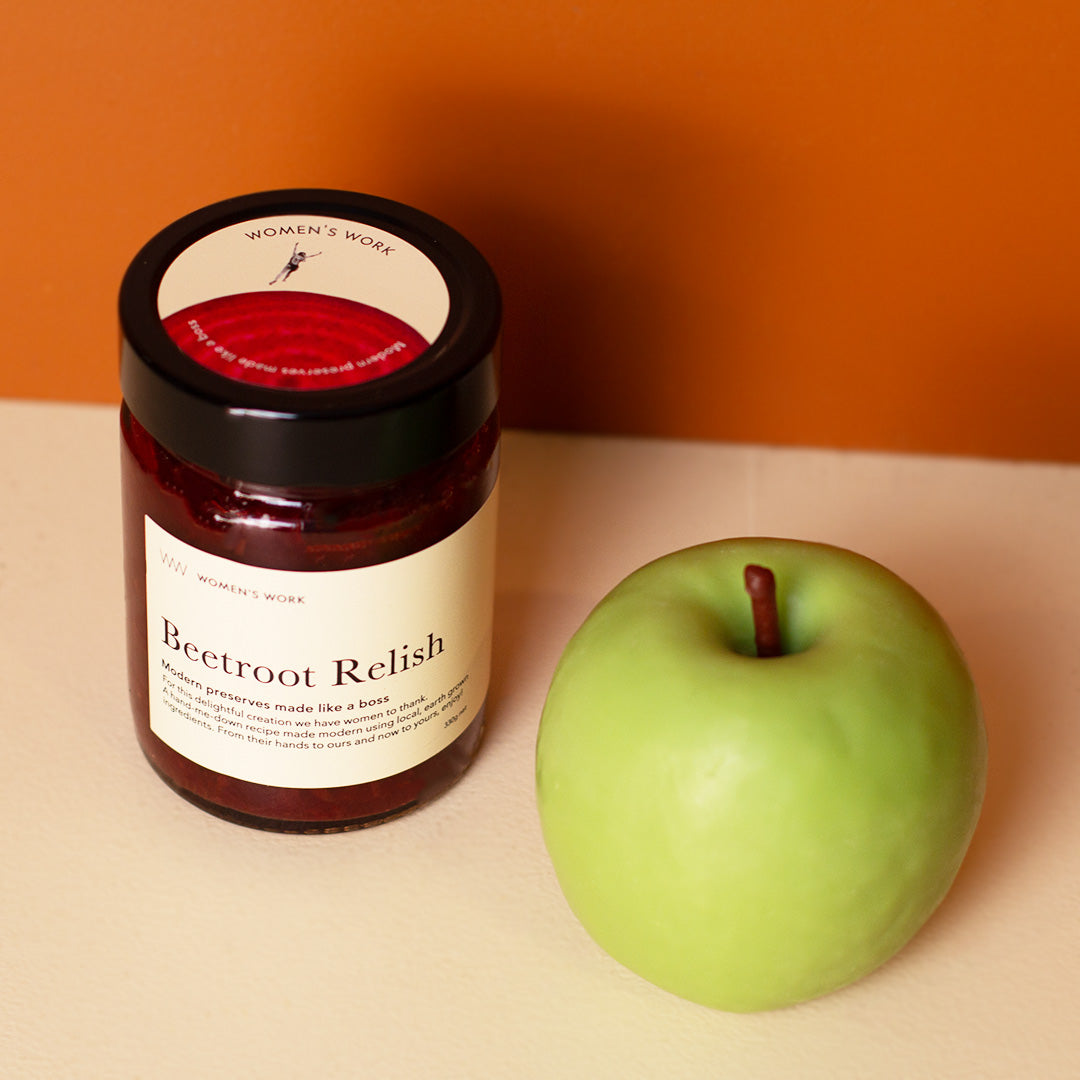 One Beetroot, One Apple - A Relish & Candle Gift Set GRANDE