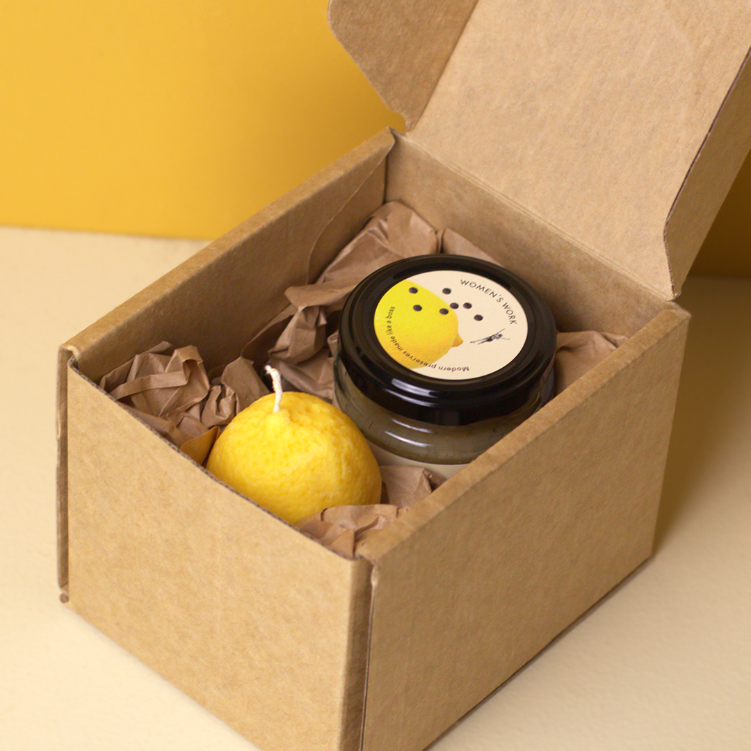 Two Lemons - A Relish & Candle Gift Set PETITE