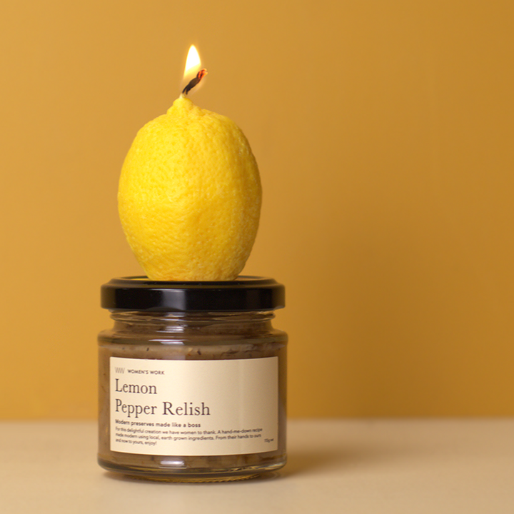 Two Lemons - Petite Candle & Relish Gift Box