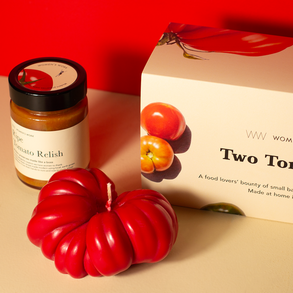 Grande Heirloom Tomato Candle & Relish | Artisan Gift Set