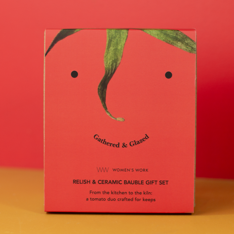 Gathered & Glazed - Relish & Ceramic Bauble & Gift Set
