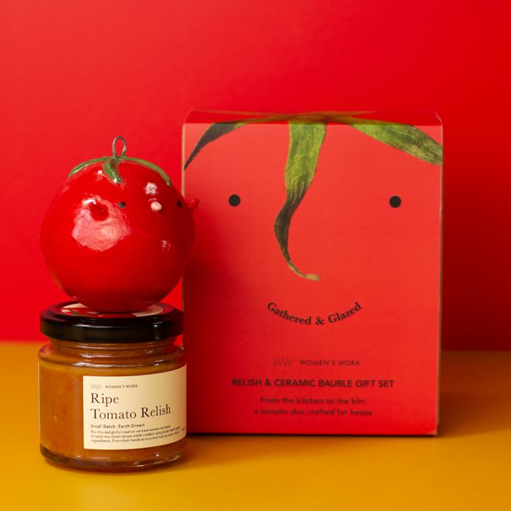 Gathered & Glazed - Relish & Ceramic Bauble & Gift Set