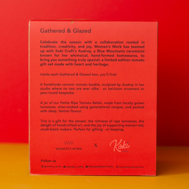 Gathered & Glazed - Relish & Ceramic Bauble & Gift Set