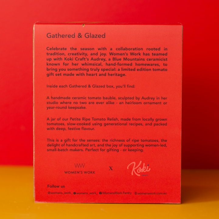 Gathered & Glazed - Relish & Ceramic Bauble & Gift Set