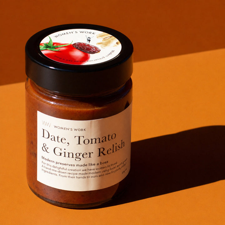 Date, Tomato & Ginger Relish 330g Grande jar