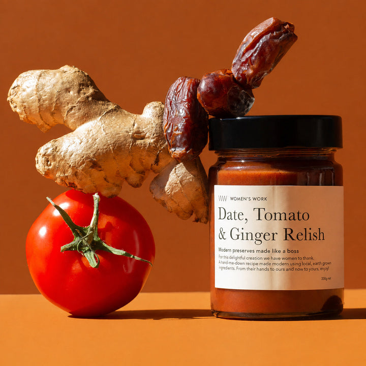 Date, Tomato & Ginger Relish 330g Grande jar