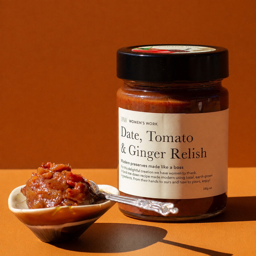 Date, Tomato & Ginger Relish 330g Grande jar