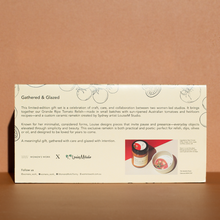 Gathered & Glazed: Ramekin & Relish Gift Set
