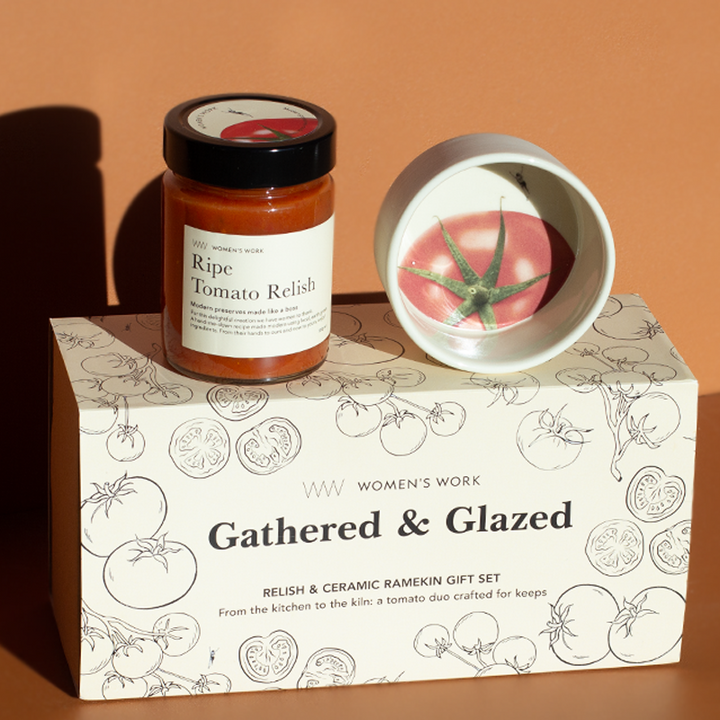 Gathered & Glazed: Ramekin & Relish Gift Set