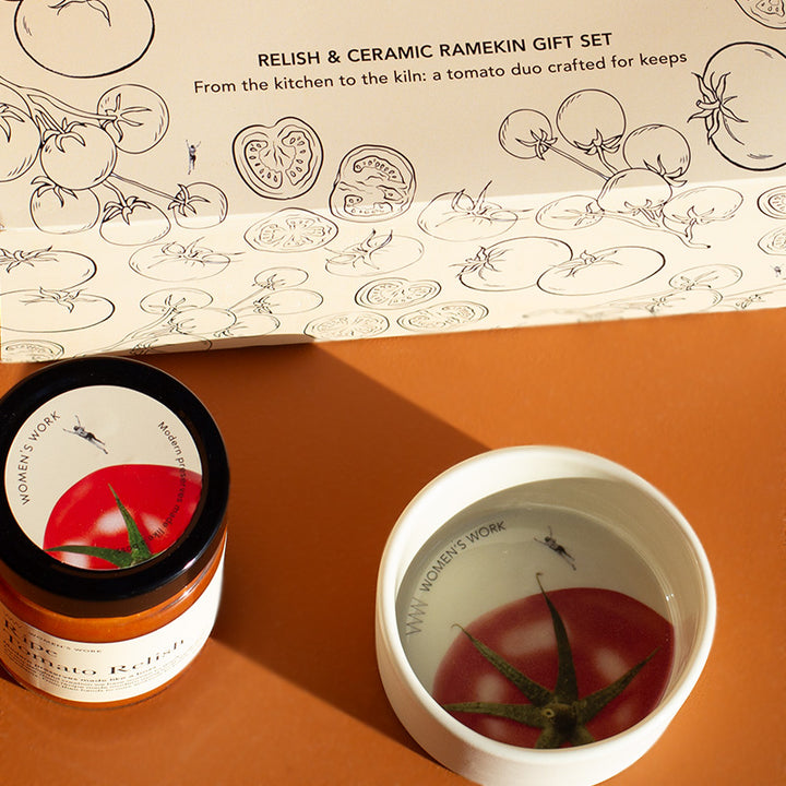 Gathered & Glazed: Ramekin & Relish Gift Set