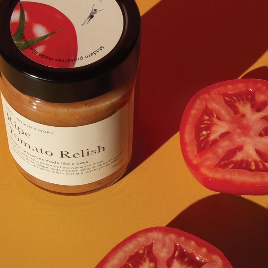 Two Tomatoes - A Relish & Candle Gift Set GRANDE