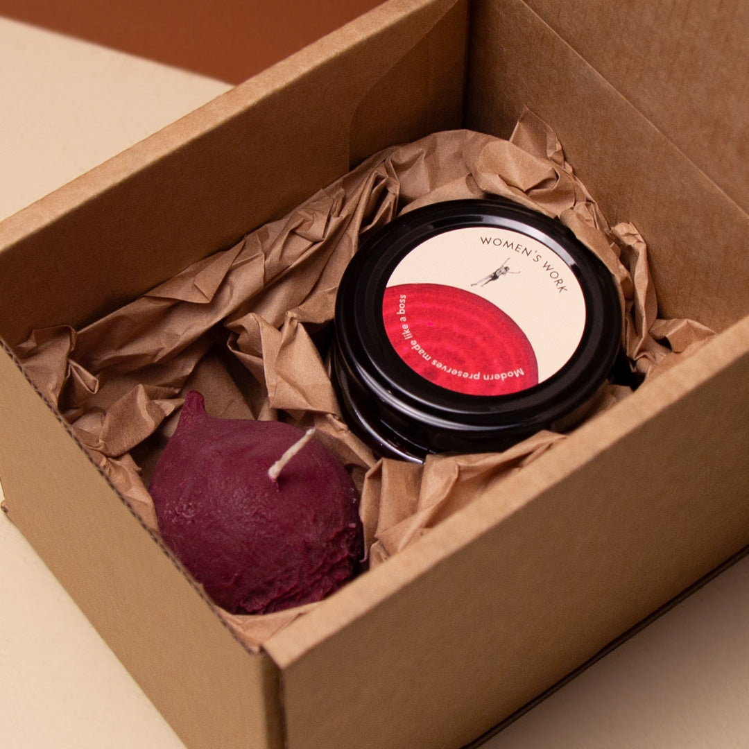 Two Beetroot - Petite Candle & Relish Gift Box