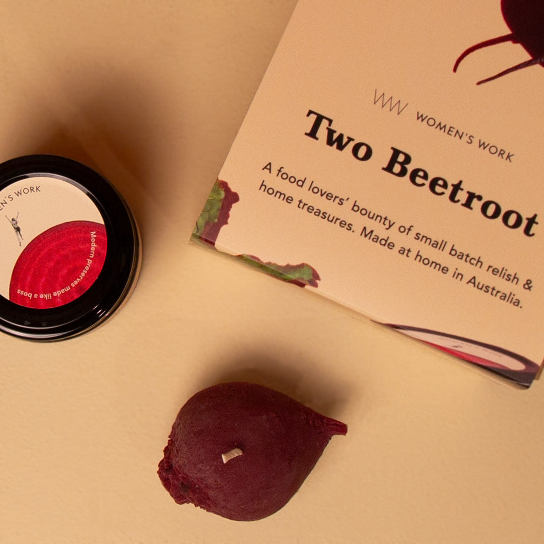 Two Beetroot - A Relish & Candle Gift Set PETITE