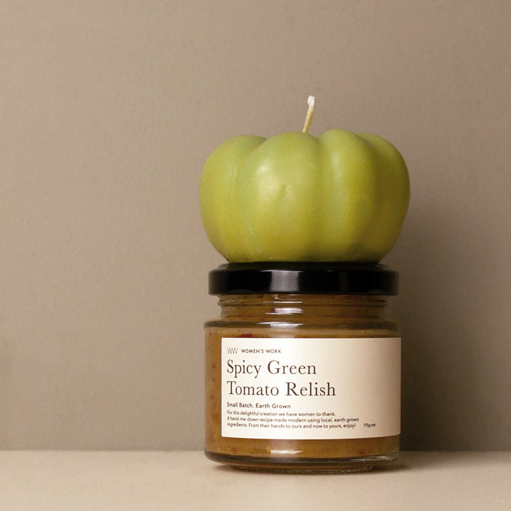 Two Green Tomatoes - Petite Candle & Relish Gift Box