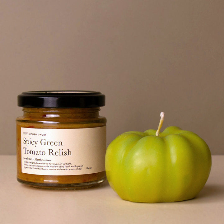 Two Green Tomatoes - Petite Candle & Relish Gift Box