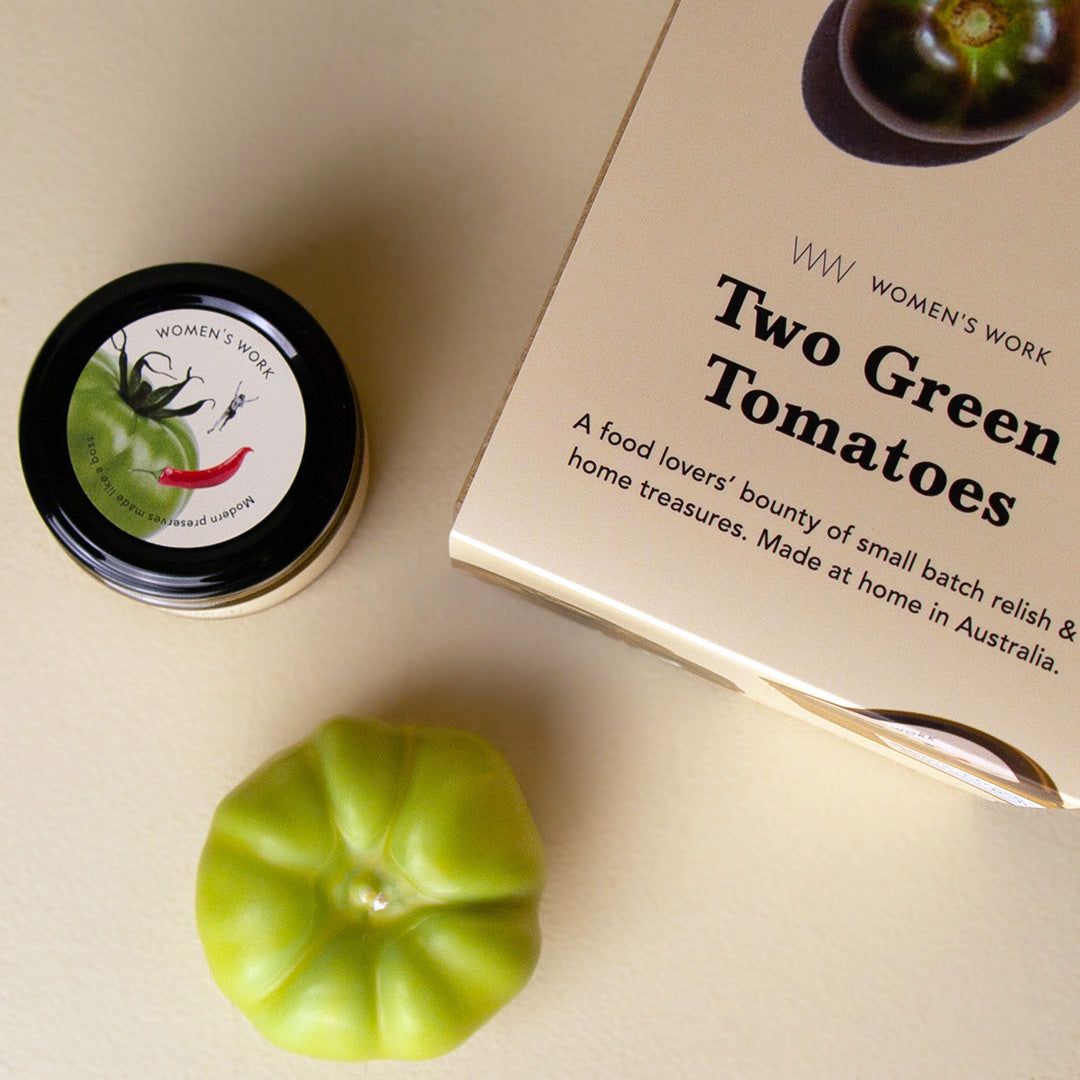 Two Green Tomatoes - Petite Candle & Relish Gift Box