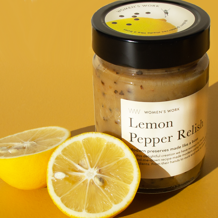 SMALL BATCH ARTISAN AWARD WINNING AUSTRALIAN MADE RELISH LEMON PEPPER RELISH