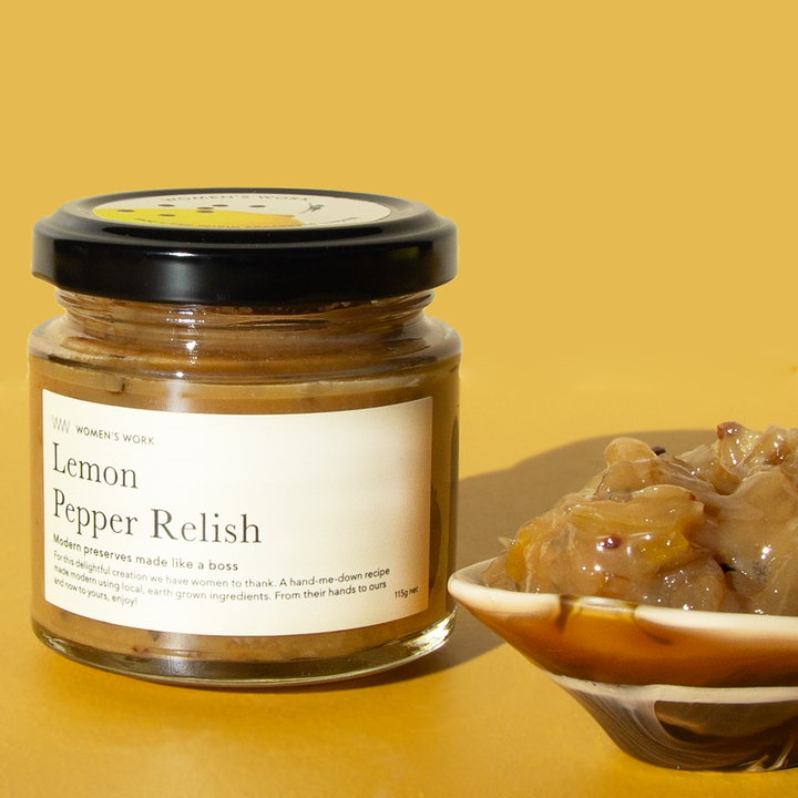 SMALL BATCH ARTISAN AWARD WINNING AUSTRALIAN MADE RELISH LEMON PEPPER RELISH