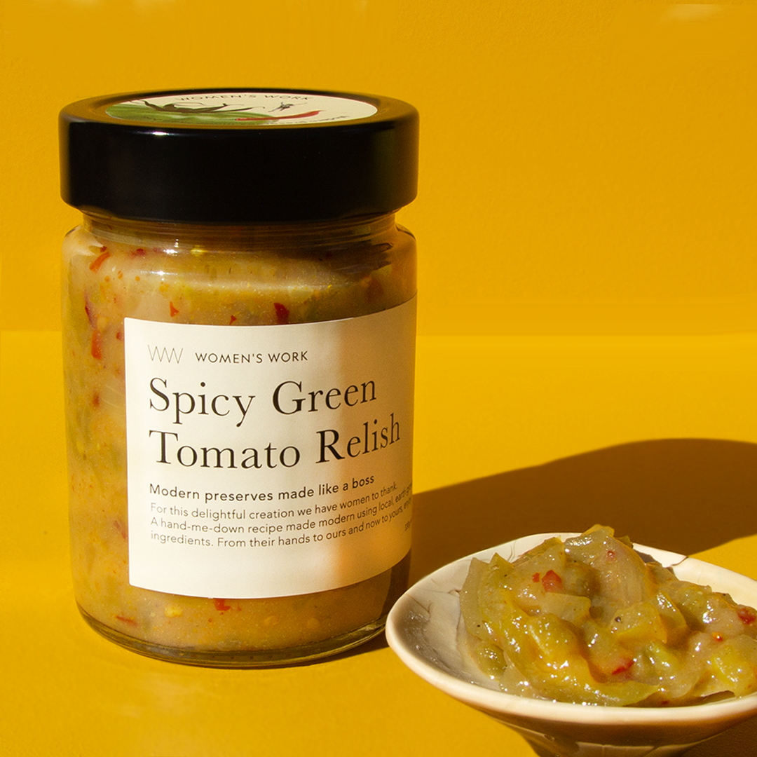 SMALL BATCH ARTISAN AWARD WINNING AUSTRALIAN MADE RELISH SPICY GREEN TOMATO RELISH