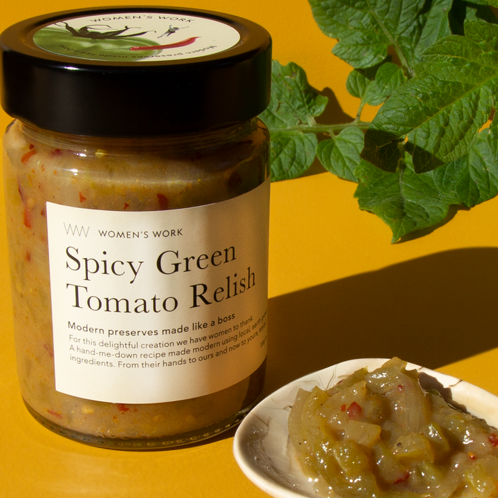 SMALL BATCH ARTISAN AWARD WINNING AUSTRALIAN MADE RELISH SPICY GREEN TOMATO RELISH