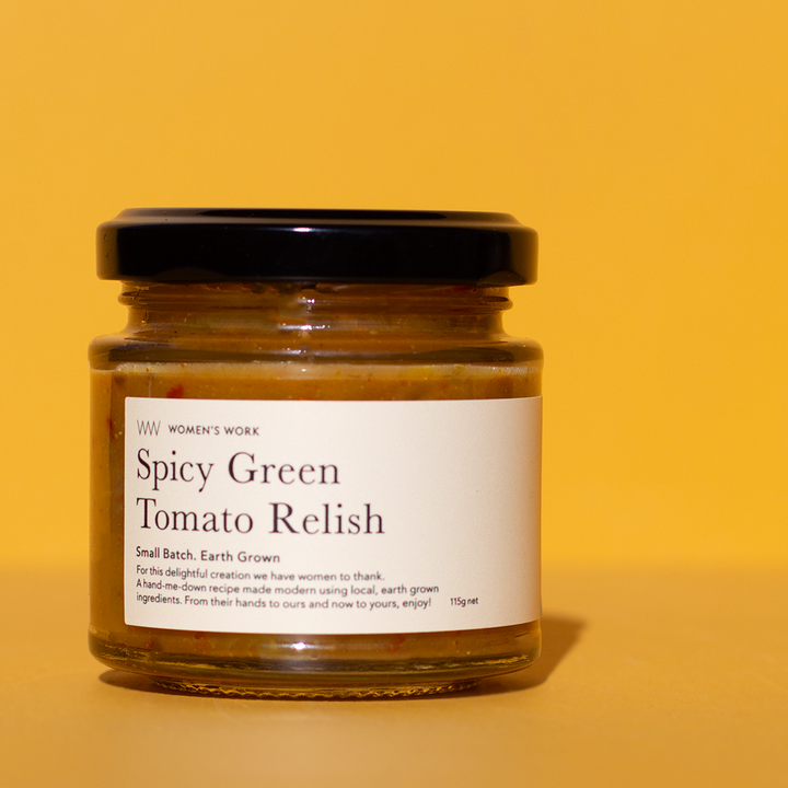 SMALL BATCH ARTISAN AWARD WINNING AUSTRALIAN MADE RELISH SPICY GREEN TOMATO RELISH