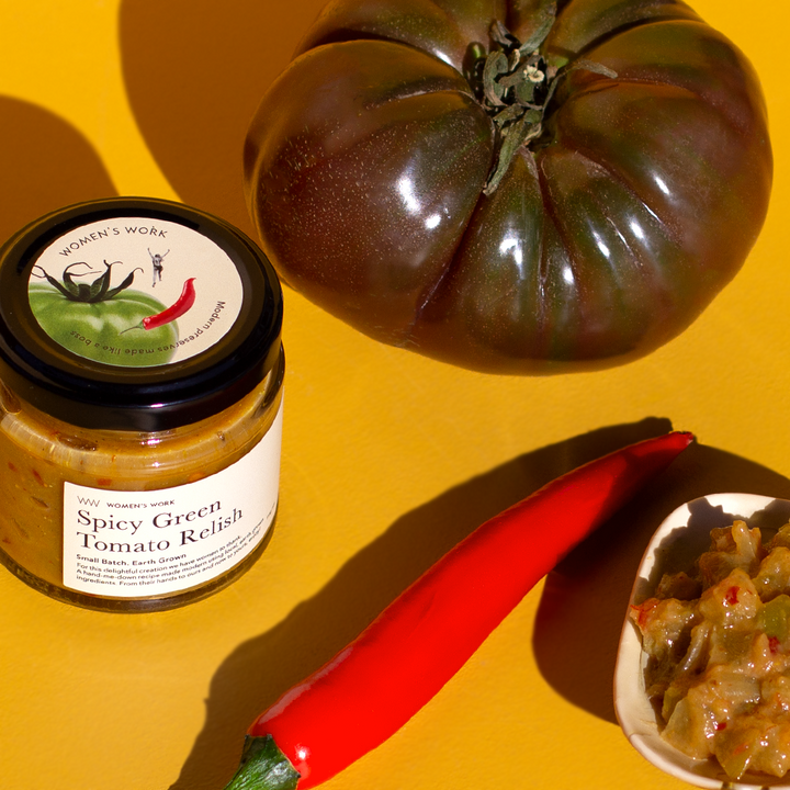 SMALL BATCH ARTISAN AWARD WINNING AUSTRALIAN MADE RELISH SPICY GREEN TOMATO RELISH