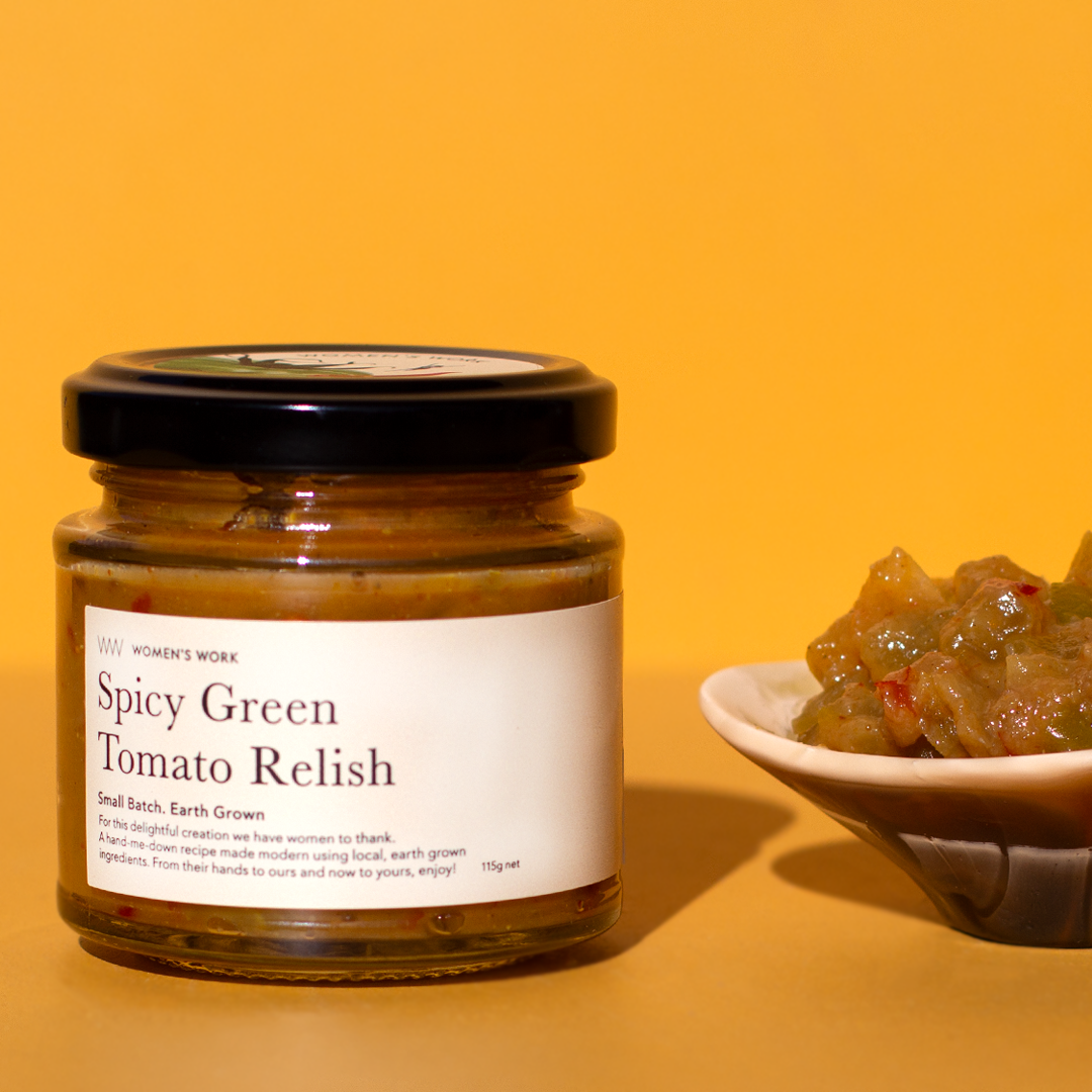 SMALL BATCH ARTISAN AWARD WINNING AUSTRALIAN MADE RELISH SPICY GREEN TOMATO RELISH