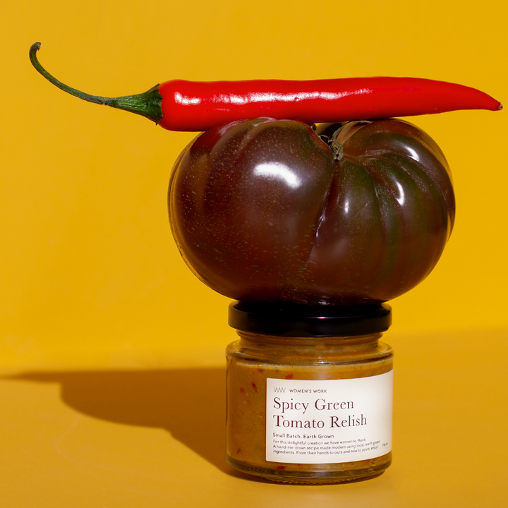 SMALL BATCH ARTISAN AWARD WINNING AUSTRALIAN MADE RELISH SPICY GREEN TOMATO RELISH