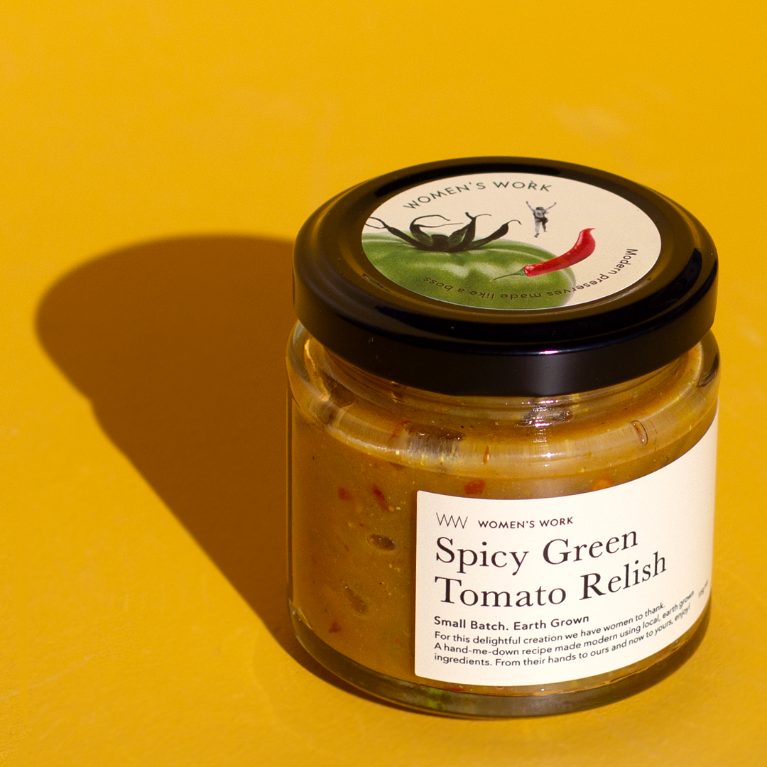 SMALL BATCH ARTISAN AWARD WINNING AUSTRALIAN MADE RELISH SPICY GREEN TOMATO RELISH