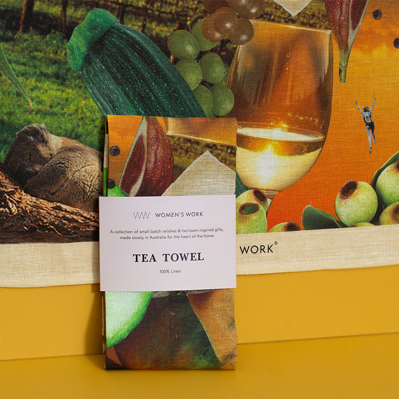 Women’s Work Linen Tea Towel — The Country Table