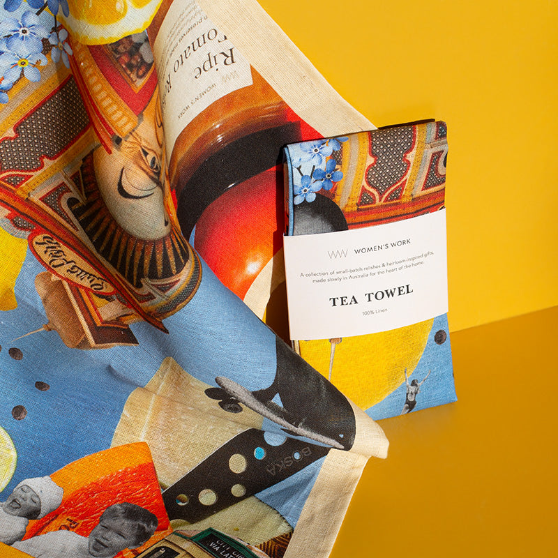 Women’s Work Linen Tea Towel — Melbourne After Five