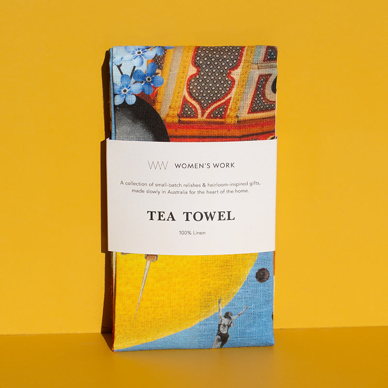 Women’s Work Linen Tea Towel — Melbourne After Five