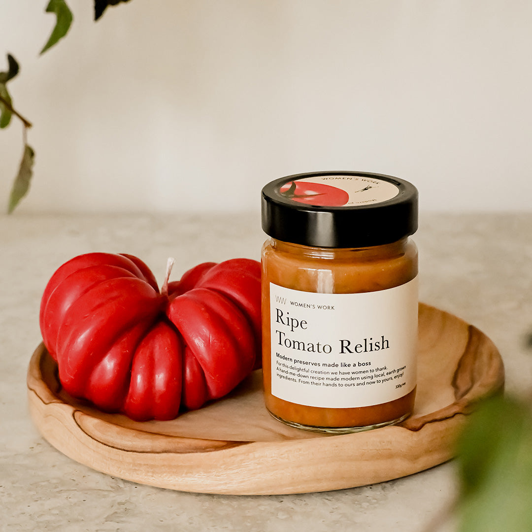Two Tomatoes - A Relish & Candle Gift Set GRANDE