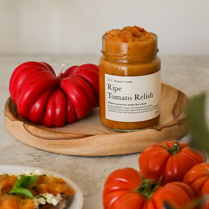 Two Tomatoes - A Relish & Candle Gift Set GRANDE